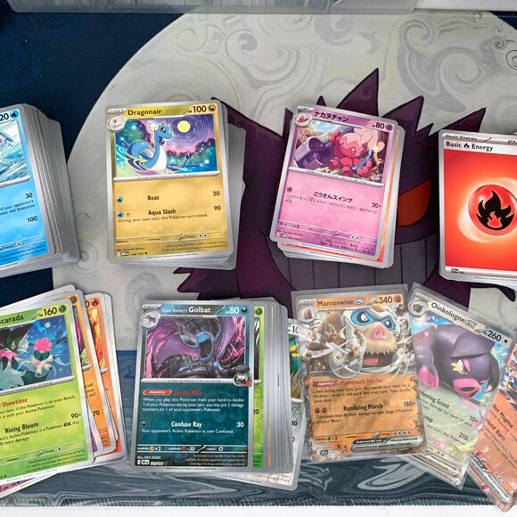300+ Pokemon Cards Bundle LOT with Stickers & Button Pins! - Picture 5 of 7